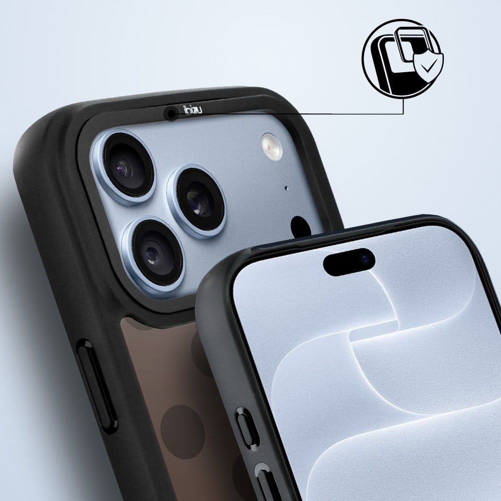 etui do iphone 18 pro ibizu dropguard matt z magsafe, bella fantasia, kawowa perła