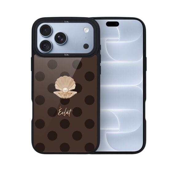 etui do iphone 18 pro ibizu dropguard matt z magsafe, bella fantasia, kawowa perła
