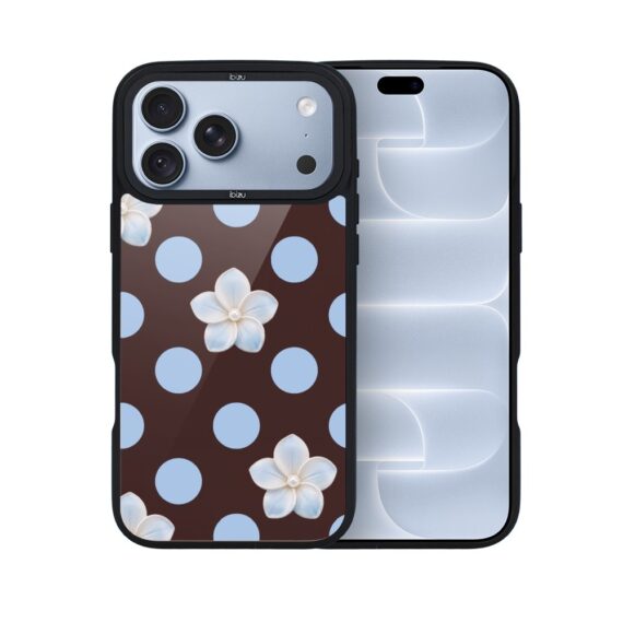 etui do iphone 18 pro ibizu dropguard matt z magsafe, bella fantasia, kwiat w czekoladzie