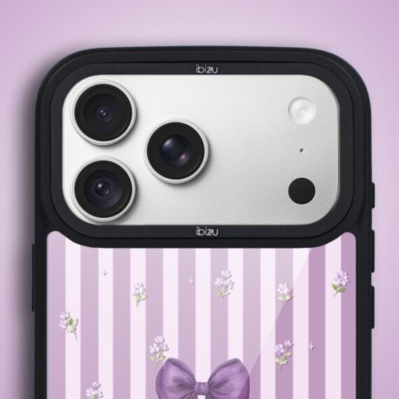 etui do iphone 18 pro ibizu dropguard matt z magsafe, bella fantasia, lawendowa kokarda