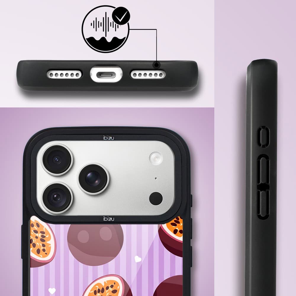 etui do iphone 18 pro ibizu dropguard matt z magsafe, bella fantasia, marakujowy zawrót