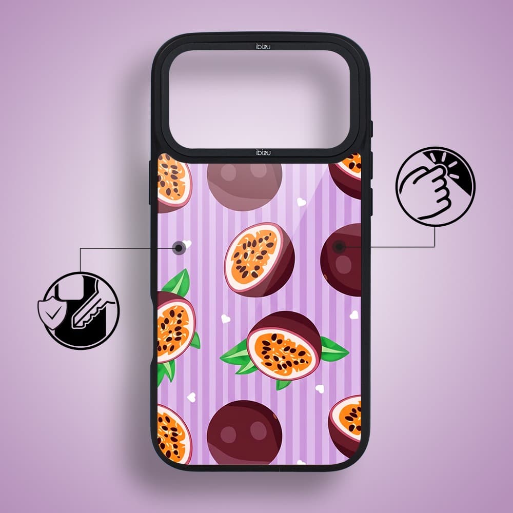 etui do iphone 18 pro ibizu dropguard matt z magsafe, bella fantasia, marakujowy zawrót