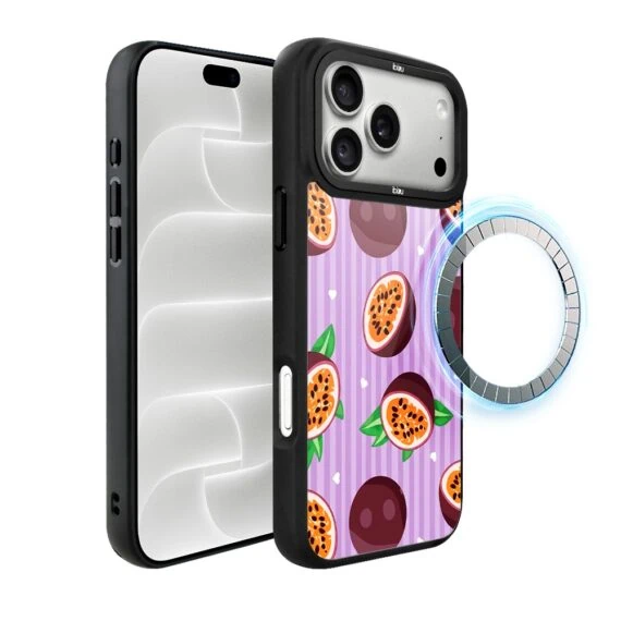 etui do iphone 18 pro ibizu dropguard matt z magsafe, bella fantasia, marakujowy zawrót