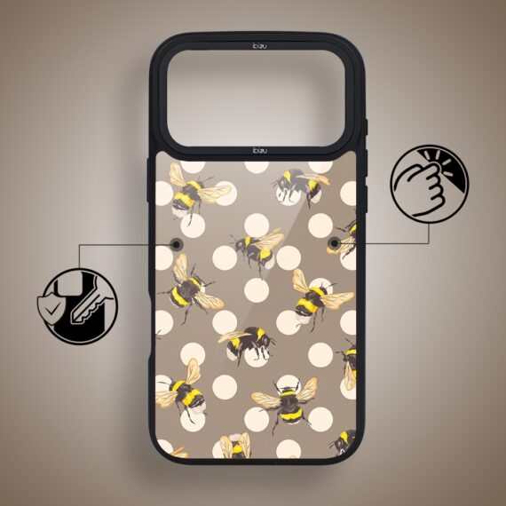 etui do iphone 18 pro ibizu dropguard matt z magsafe, bella fantasia, miodowe lato