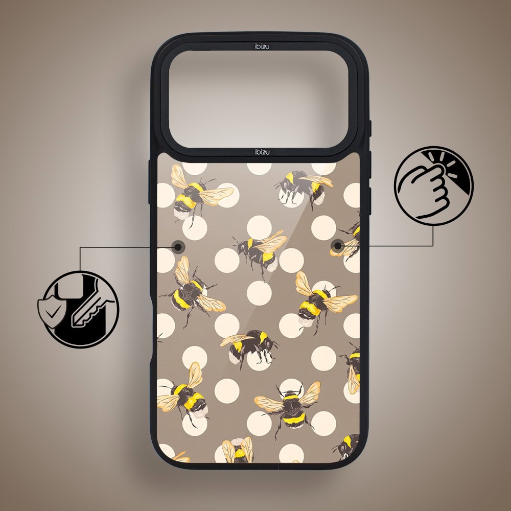etui do iphone 18 pro ibizu dropguard matt z magsafe, bella fantasia, miodowe lato