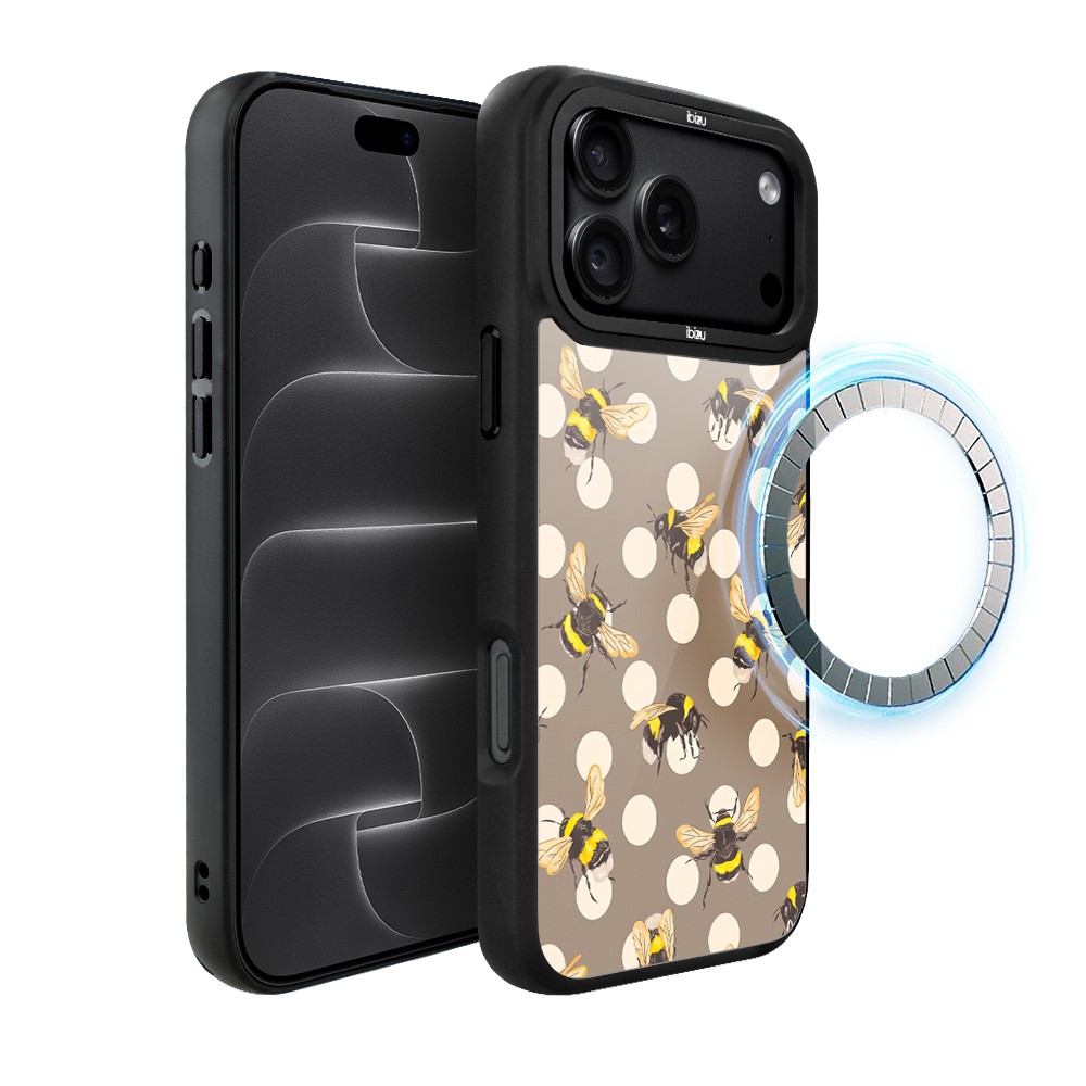 etui do iphone 18 pro ibizu dropguard matt z magsafe, bella fantasia, miodowe lato