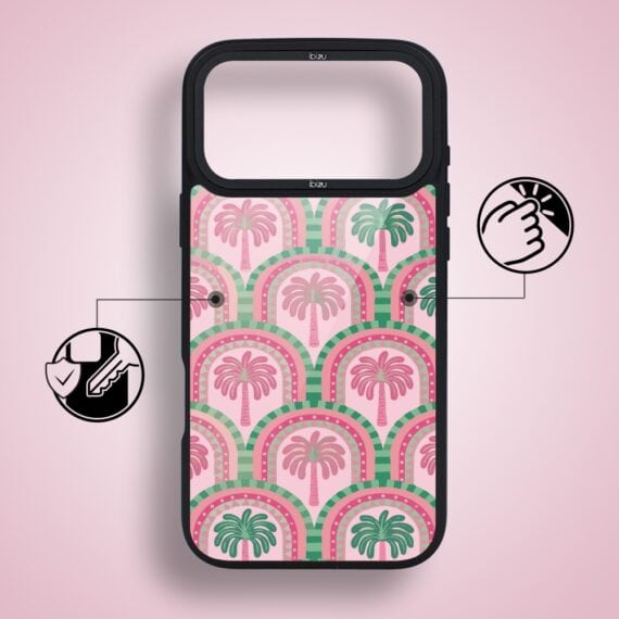 etui do iphone 18 pro ibizu dropguard matt z magsafe, bella fantasia, palmy na capri
