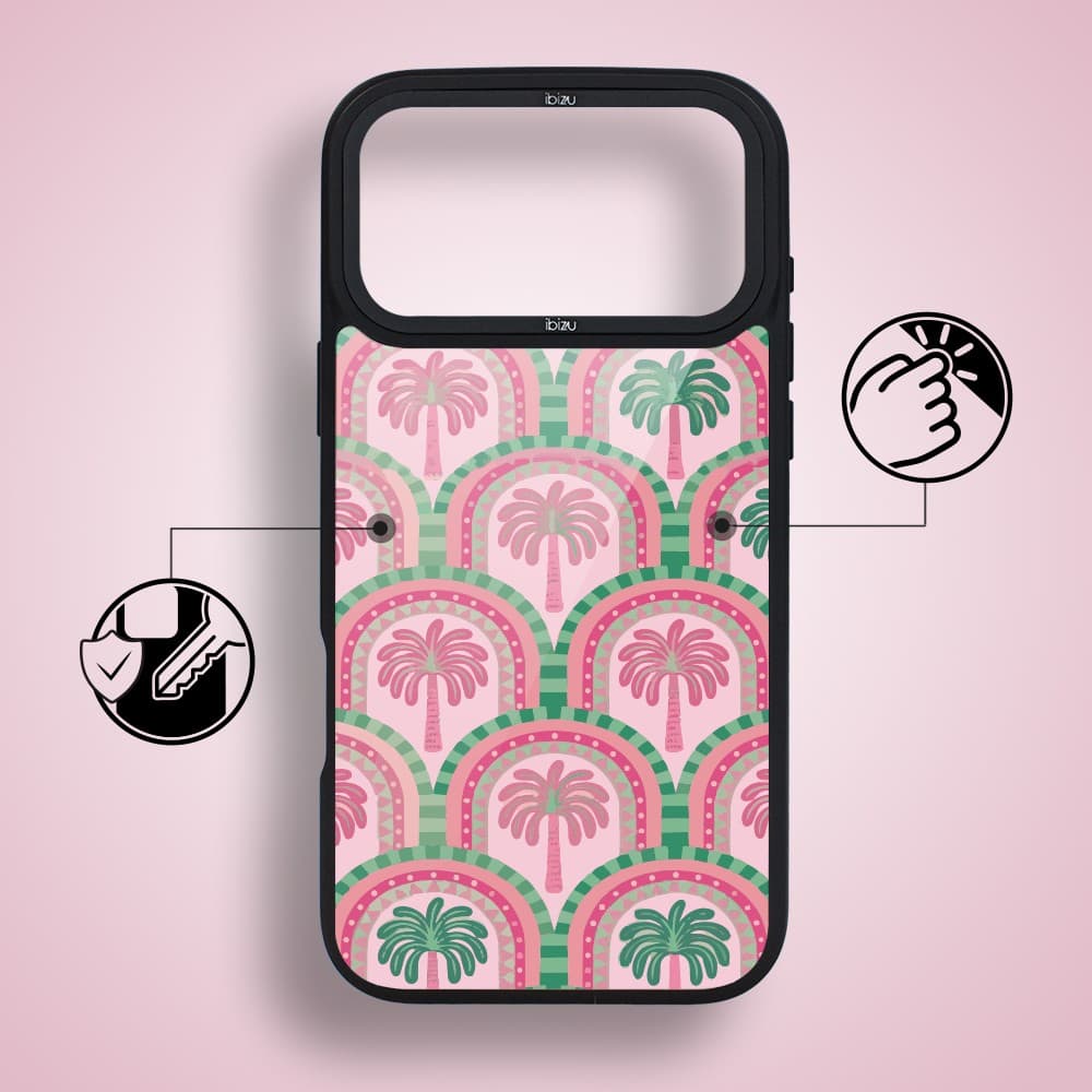 etui do iphone 18 pro ibizu dropguard matt z magsafe, bella fantasia, palmy na capri