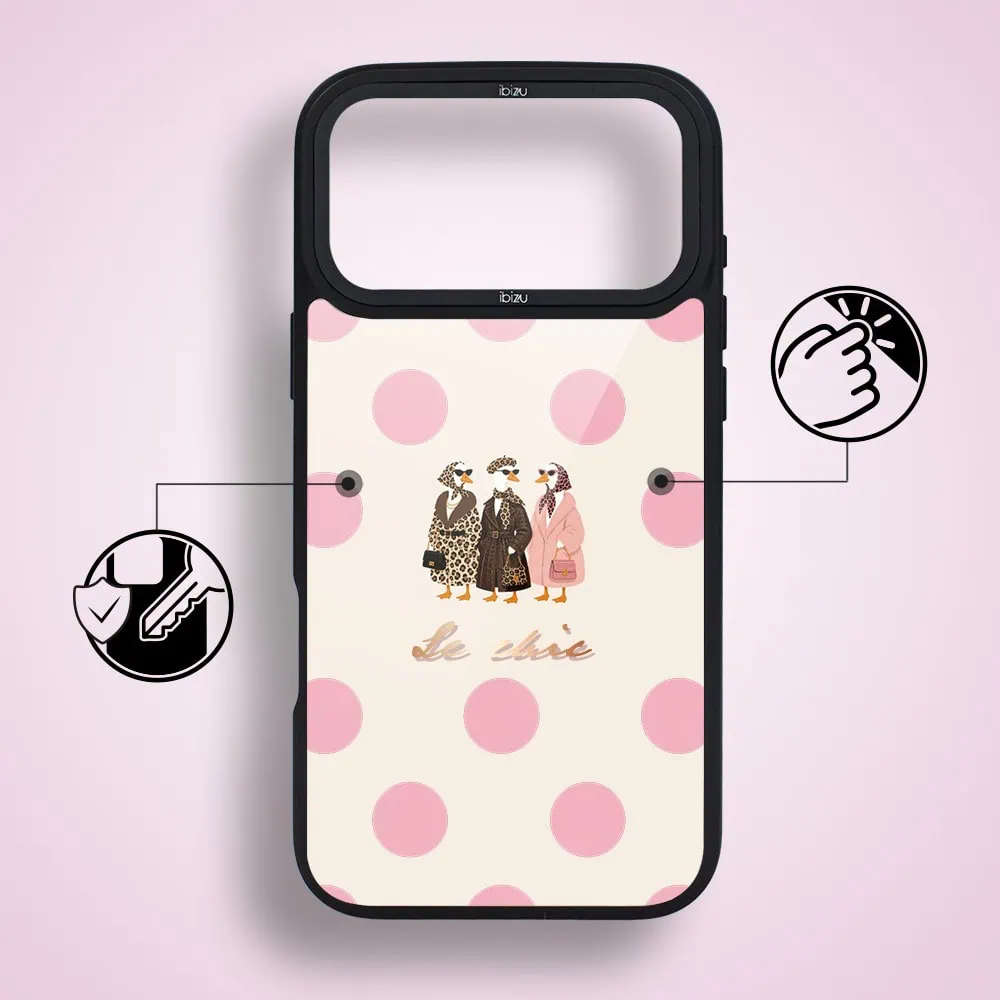 etui do iphone 18 pro ibizu dropguard matt z magsafe, bella fantasia, paryskie groszki