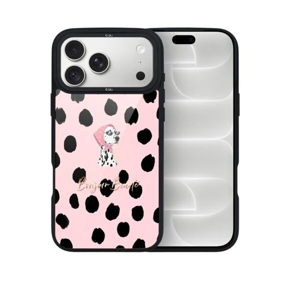 etui do iphone 18 pro ibizu dropguard matt z magsafe, bella fantasia, słodki dalmatyńczyk