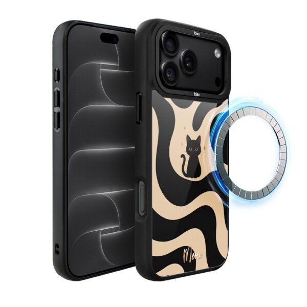 Etui do iPhone 18 Pro IBIZU DropGuard Matt z MagSafe, Bella Fantasia, Słodkie miau
