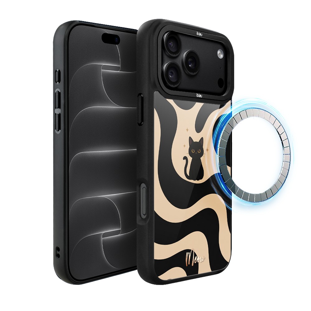 etui do iphone 18 pro ibizu dropguard matt z magsafe, bella fantasia, słodkie miau