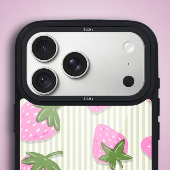 etui do iphone 18 pro ibizu dropguard matt z magsafe, bella fantasia, truskawkowa łąka