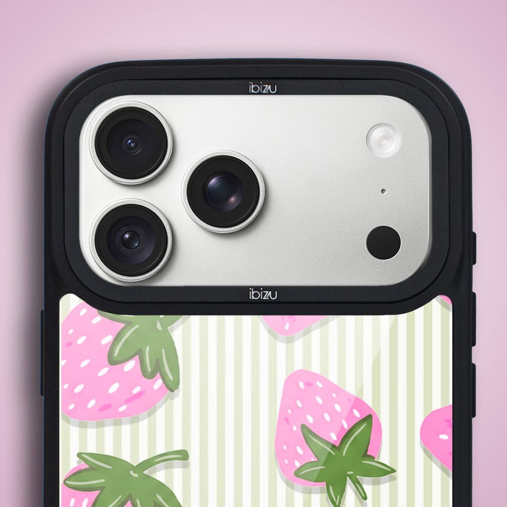 etui do iphone 18 pro ibizu dropguard matt z magsafe, bella fantasia, truskawkowa łąka