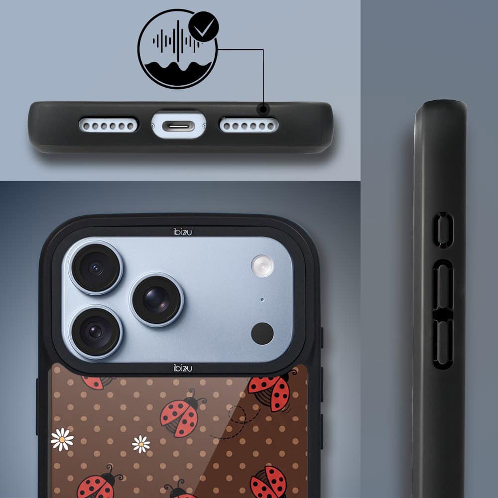 etui do iphone 18 pro ibizu dropguard matt z magsafe, bella fantasia, wesołe biedronki
