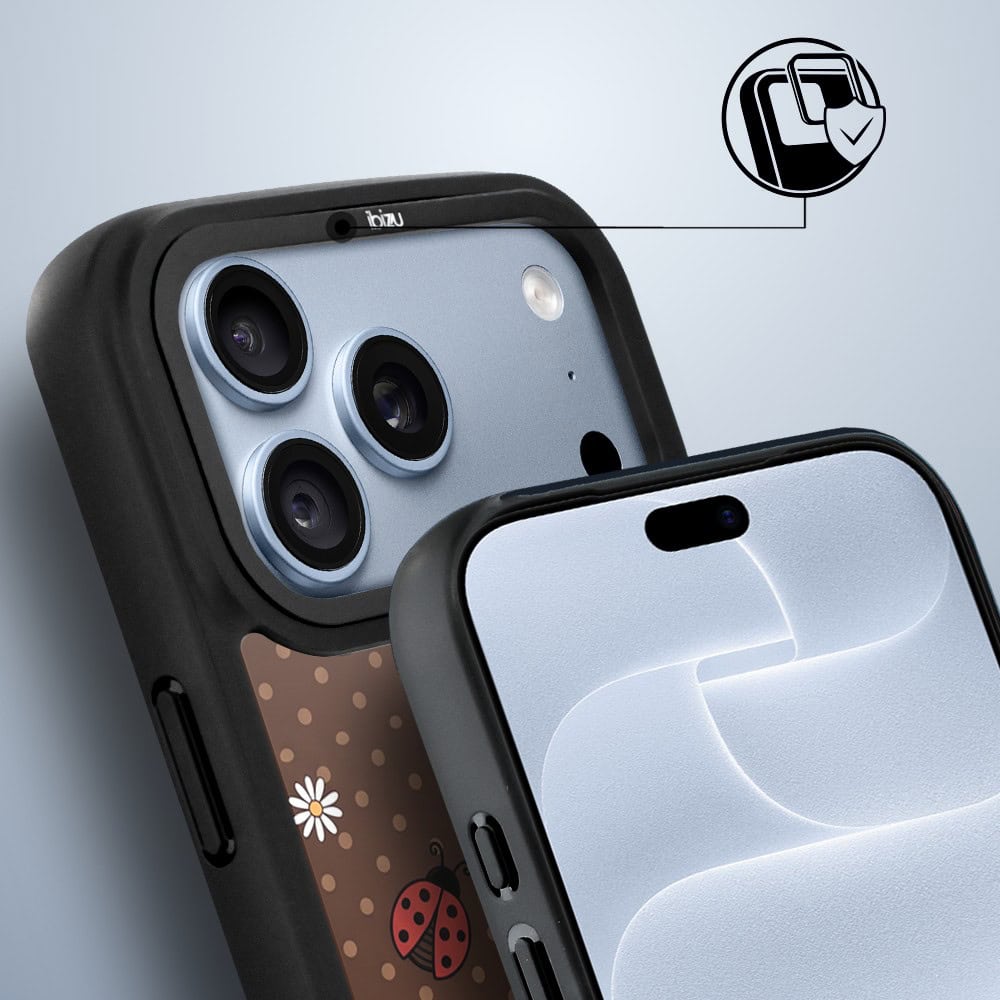 etui do iphone 18 pro ibizu dropguard matt z magsafe, bella fantasia, wesołe biedronki