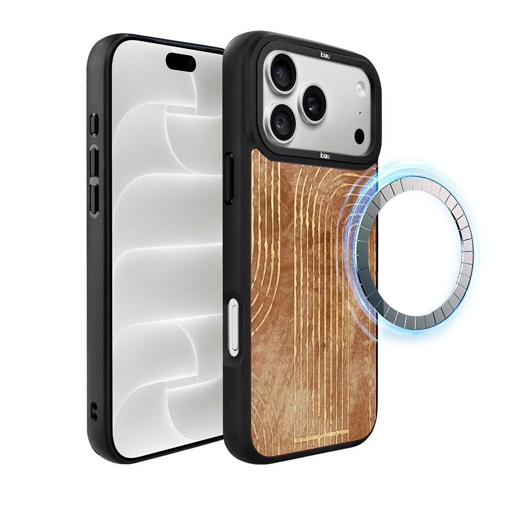 etui do iphone 18 pro ibizu dropguard matt z magsafe, boho, geometryczne linie