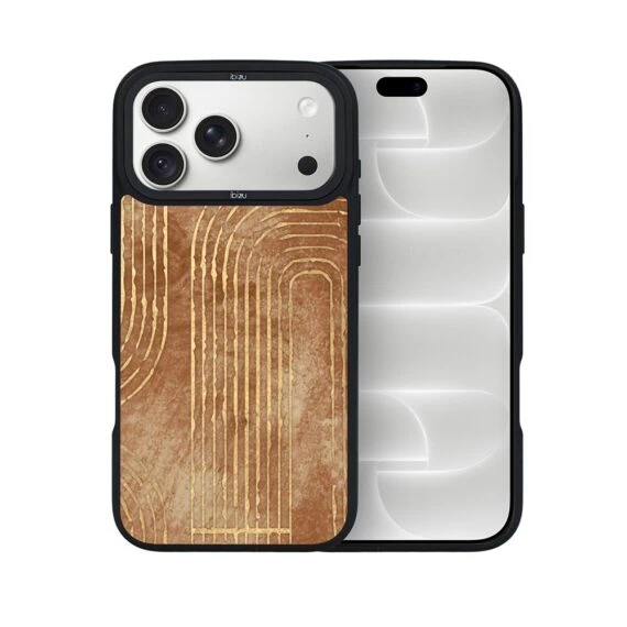 etui do iphone 18 pro ibizu dropguard matt z magsafe, boho, geometryczne linie