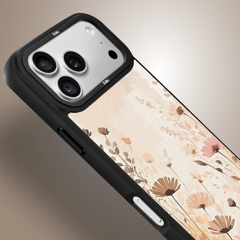 etui do iphone 18 pro ibizu dropguard matt z magsafe, boho, kwiatowa łąka