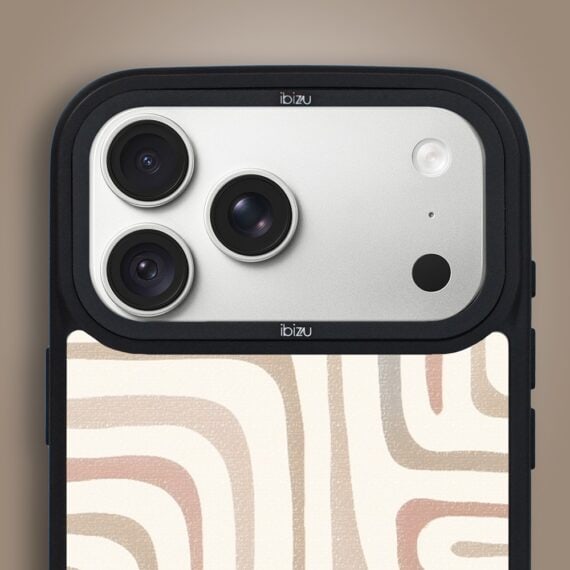 etui do iphone 18 pro ibizu dropguard matt z magsafe, boho, piaskowy labirynt