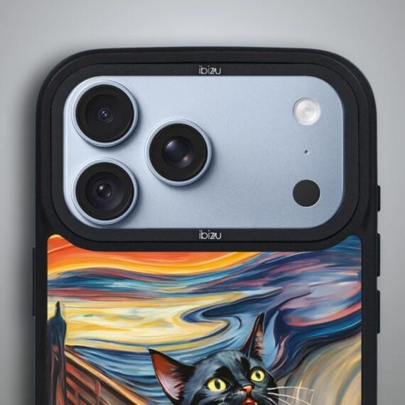 etui do iphone 18 pro ibizu dropguard matt z magsafe, edvard munch, krzyk kota
