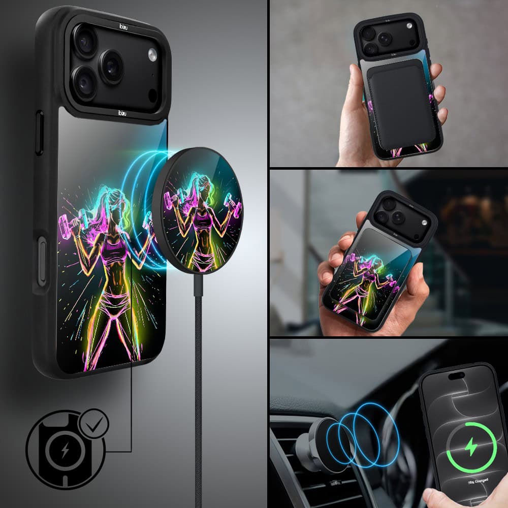 Etui do iPhone 18 Pro IBIZU DropGuard Matt z MagSafe, #ElectroMove, Wibracja fitness Matt 18 Pro i 18 Pro Max-4 etui do iphone 18 pro ibizu dropguard matt z magsafe, #electromove, wibracja fitness
