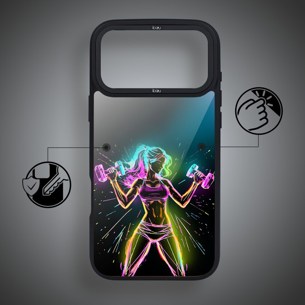 Etui do iPhone 18 Pro IBIZU DropGuard Matt z MagSafe, #ElectroMove, Wibracja fitness Matt 18 Pro i 18 Pro Max-5 etui do iphone 18 pro ibizu dropguard matt z magsafe, #electromove, wibracja fitness