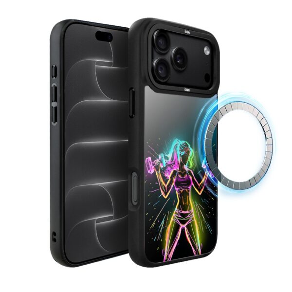Etui do iPhone 18 Pro IBIZU DropGuard Matt z MagSafe, #ElectroMove, Wibracja fitness