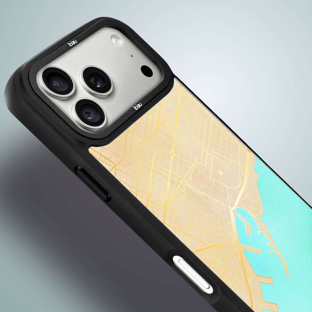 etui do iphone 18 pro ibizu dropguard matt z magsafe, mapy Świata, barcelona