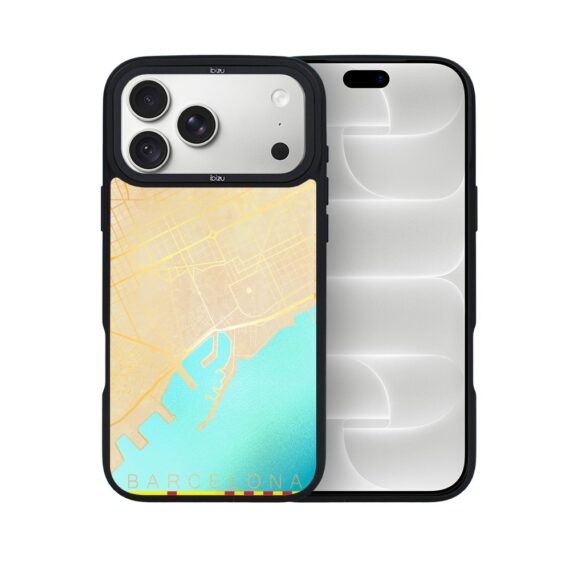 etui do iphone 18 pro ibizu dropguard matt z magsafe, mapy Świata, barcelona