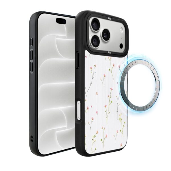 Etui do iPhone 18 Pro IBIZU DropGuard Matt z MagSafe, Pastel Bloom, Polna fantazja