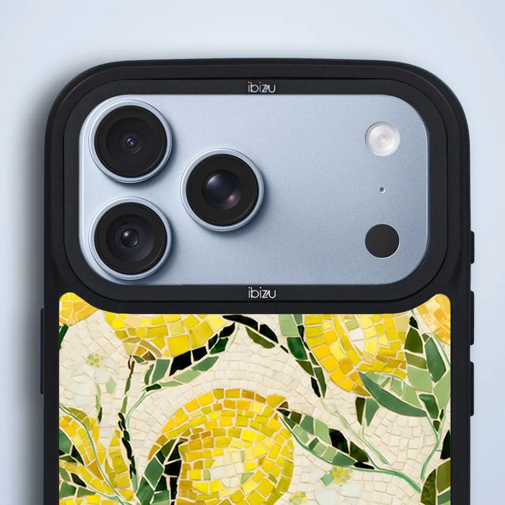 etui do iphone 18 pro ibizu dropguard matt z magsafe, riviera, modern classics, cytrynowe gaje