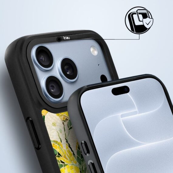 etui do iphone 18 pro ibizu dropguard matt z magsafe, riviera, modern classics, cytrynowe gaje