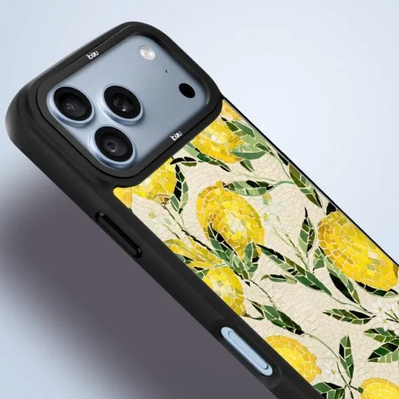 etui do iphone 18 pro ibizu dropguard matt z magsafe, riviera, modern classics, cytrynowe gaje