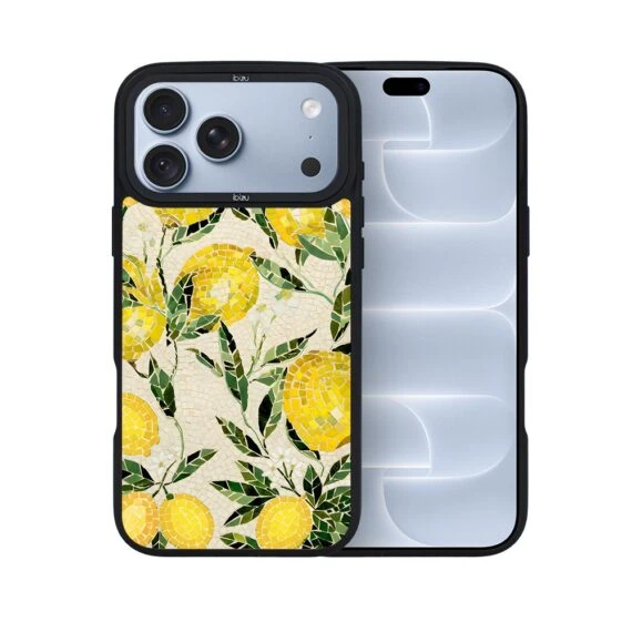 etui do iphone 18 pro ibizu dropguard matt z magsafe, riviera, modern classics, cytrynowe gaje