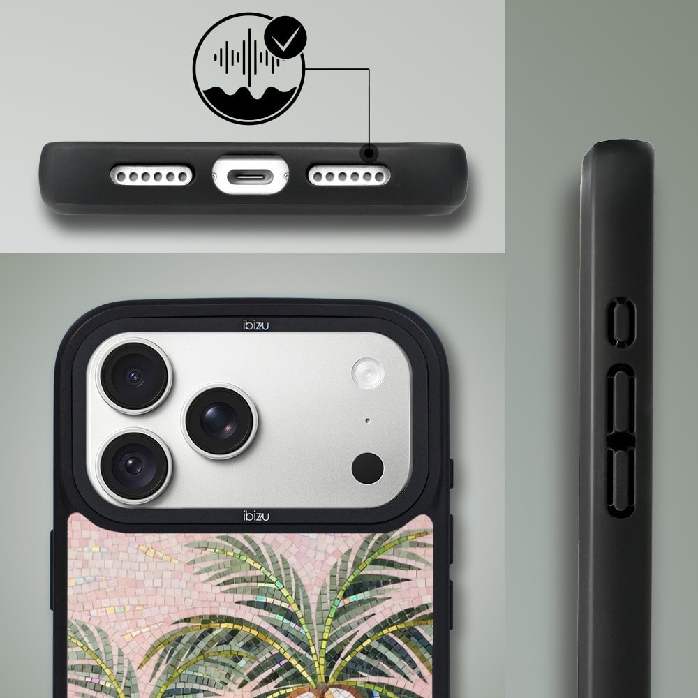 etui do iphone 18 pro ibizu dropguard matt z magsafe, riviera, modern classics, sycylijska palma