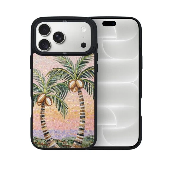 etui do iphone 18 pro ibizu dropguard matt z magsafe, riviera, modern classics, sycylijska palma