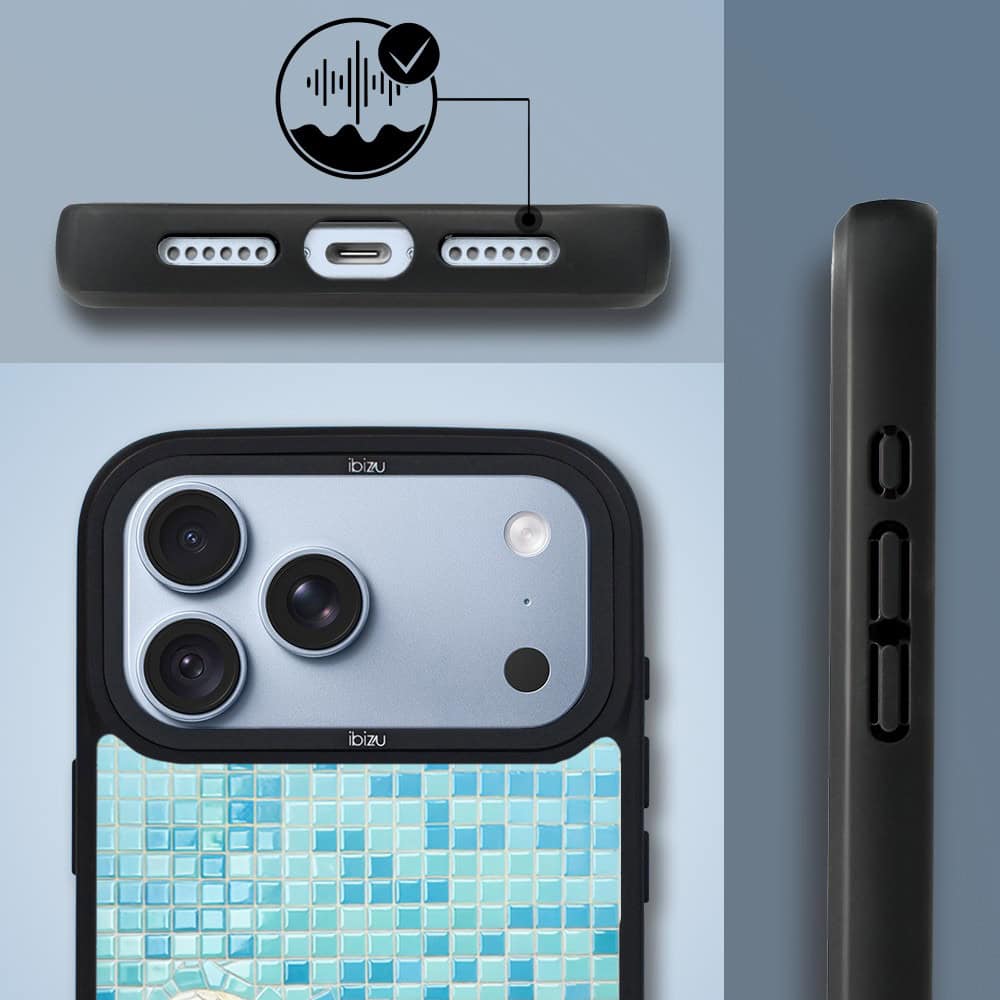 etui do iphone 18 pro ibizu dropguard matt z magsafe, riviera, moderns classics, Żółw caretta