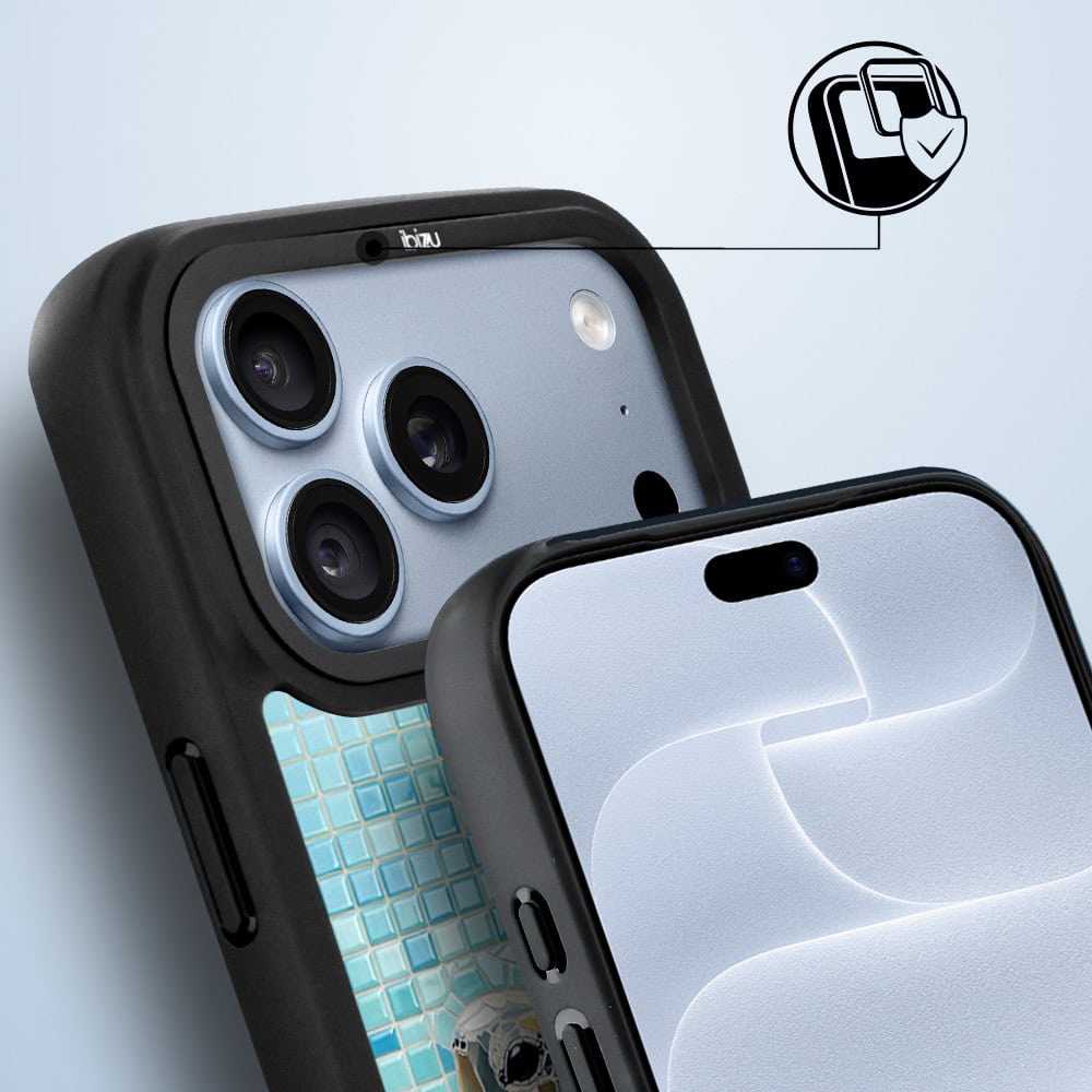 etui do iphone 18 pro ibizu dropguard matt z magsafe, riviera, moderns classics, Żółw caretta