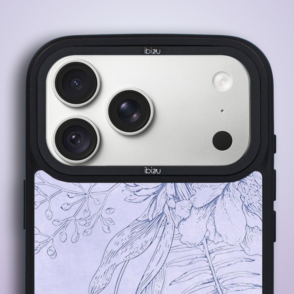 etui do iphone 18 pro ibizu dropguard matt z magsafe, relief garden, kwiatowa płaskorzeźba