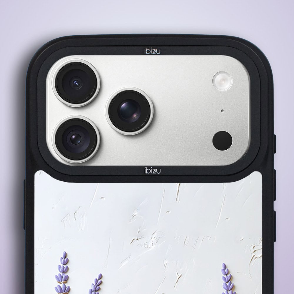 etui do iphone 18 pro max ibizu dropguard matt z magsafe, relief garden, prowansalska lawenda