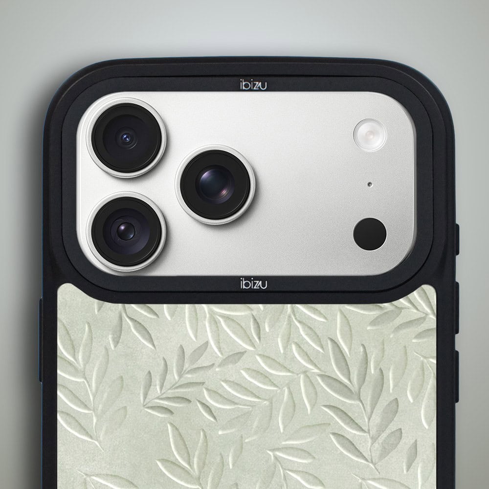 etui do iphone 18 pro ibizu dropguard matt z magsafe, relief garden, Ślad oliwki