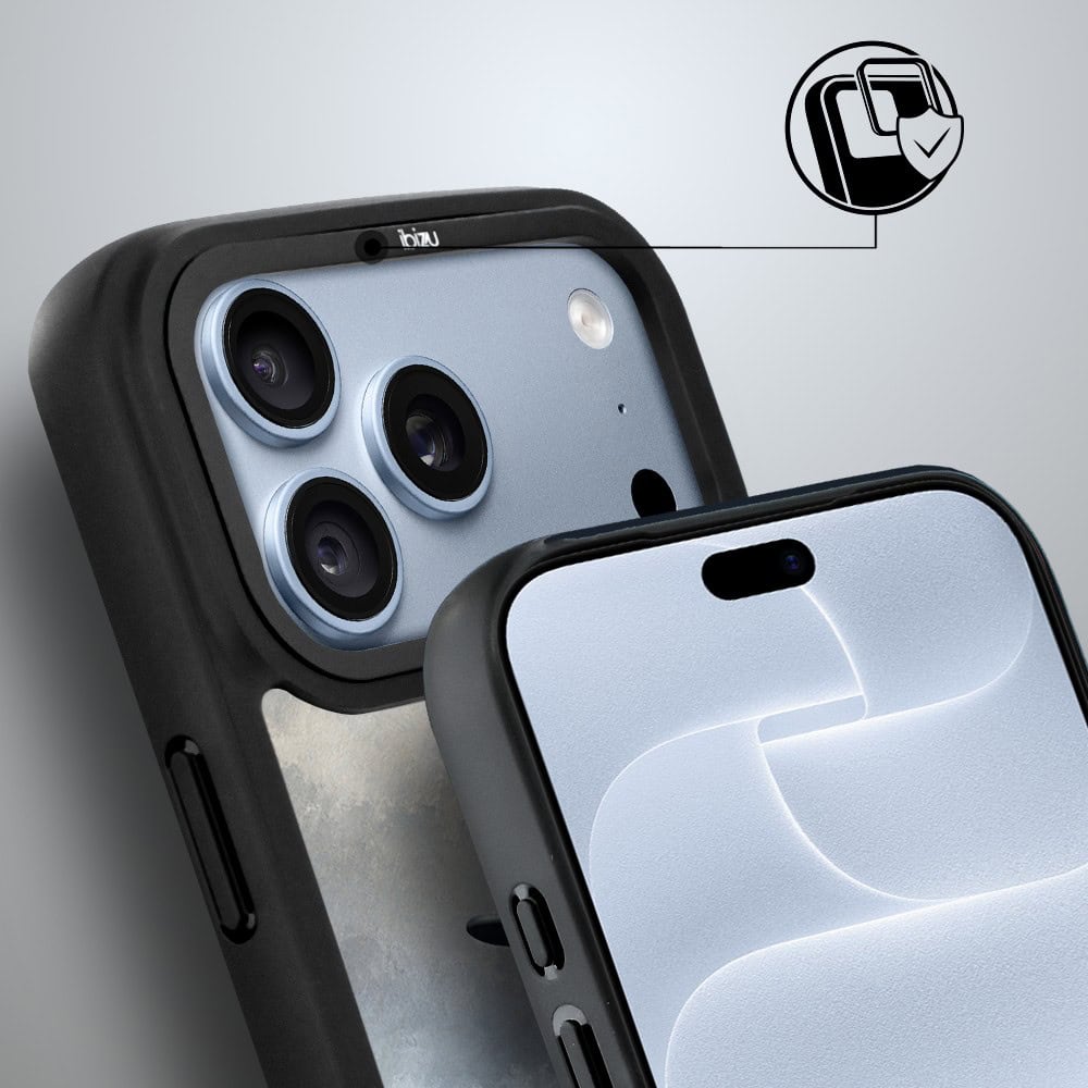 etui do iphone 18 pro ibizu dropguard matt z magsafe, rene magritte, syn człowieczy
