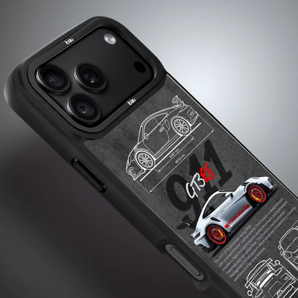 etui do iphone 18 pro ibizu dropguard matt z magsafe, techdrive, 911 gt3 rs