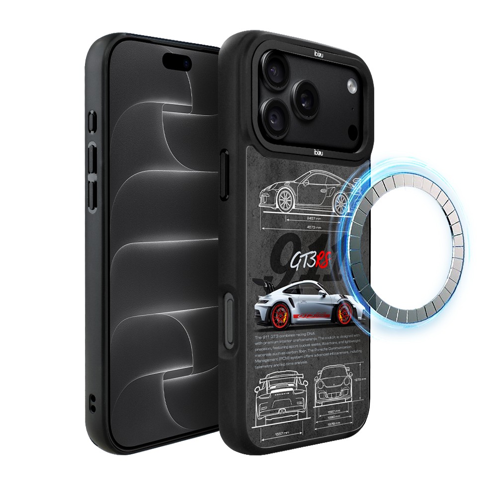 etui do iphone 18 pro ibizu dropguard matt z magsafe, techdrive, 911 gt3 rs