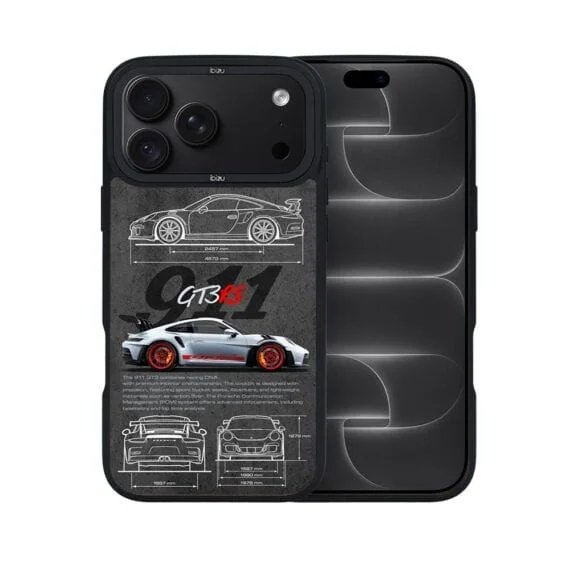 etui do iphone 18 pro ibizu dropguard matt z magsafe, techdrive, 911 gt3 rs