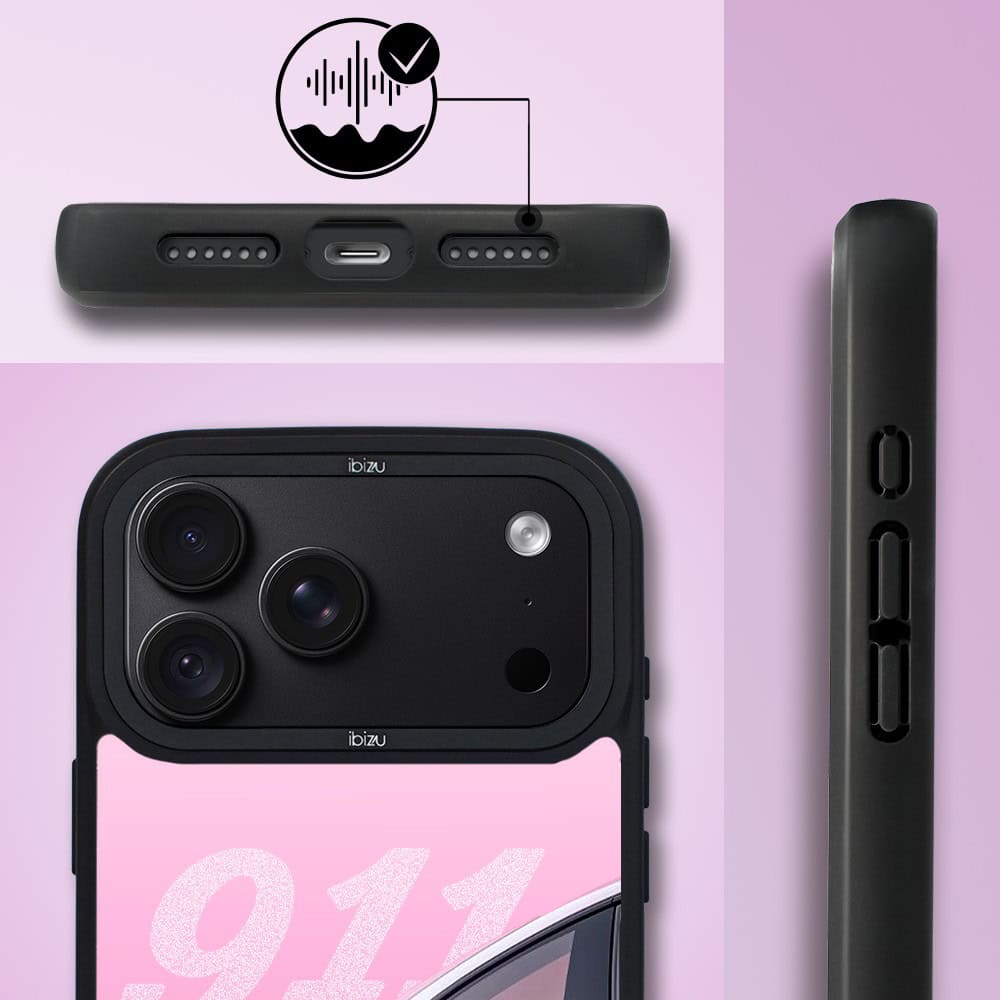 etui do iphone 18 pro ibizu dropguard matt z magsafe, techdrive, 911 różowe
