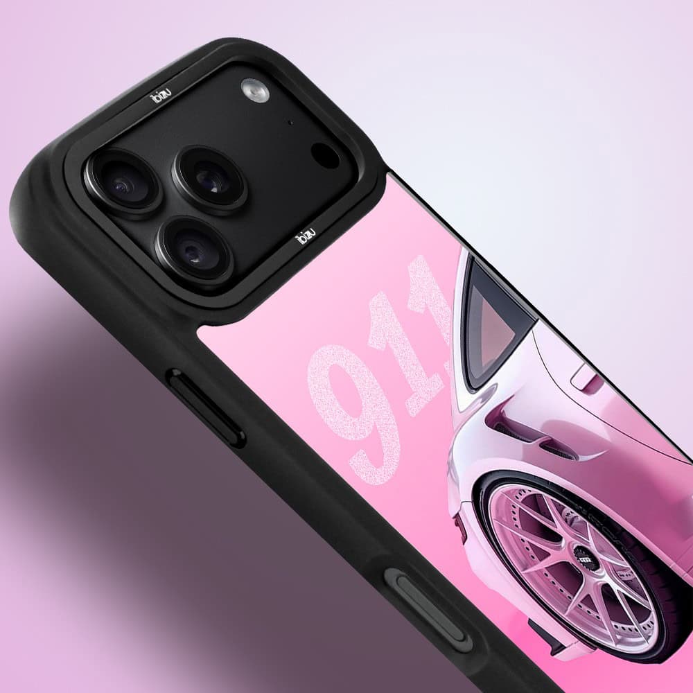 etui do iphone 18 pro ibizu dropguard matt z magsafe, techdrive, 911 różowe