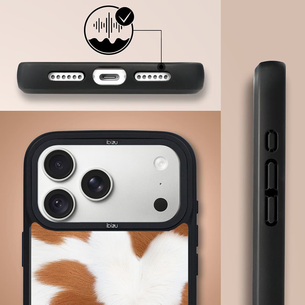etui do iphone 18 pro ibizu dropguard matt z magsafe, zew natury, alpejska krowa
