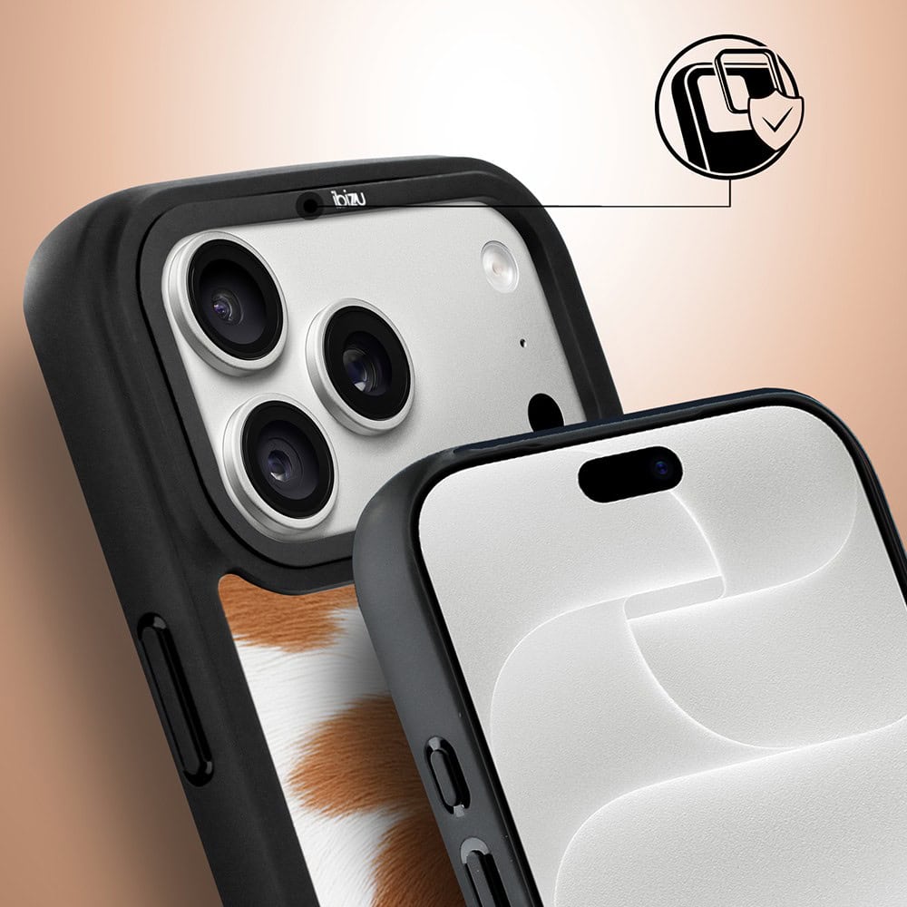 etui do iphone 18 pro ibizu dropguard matt z magsafe, zew natury, alpejska krowa